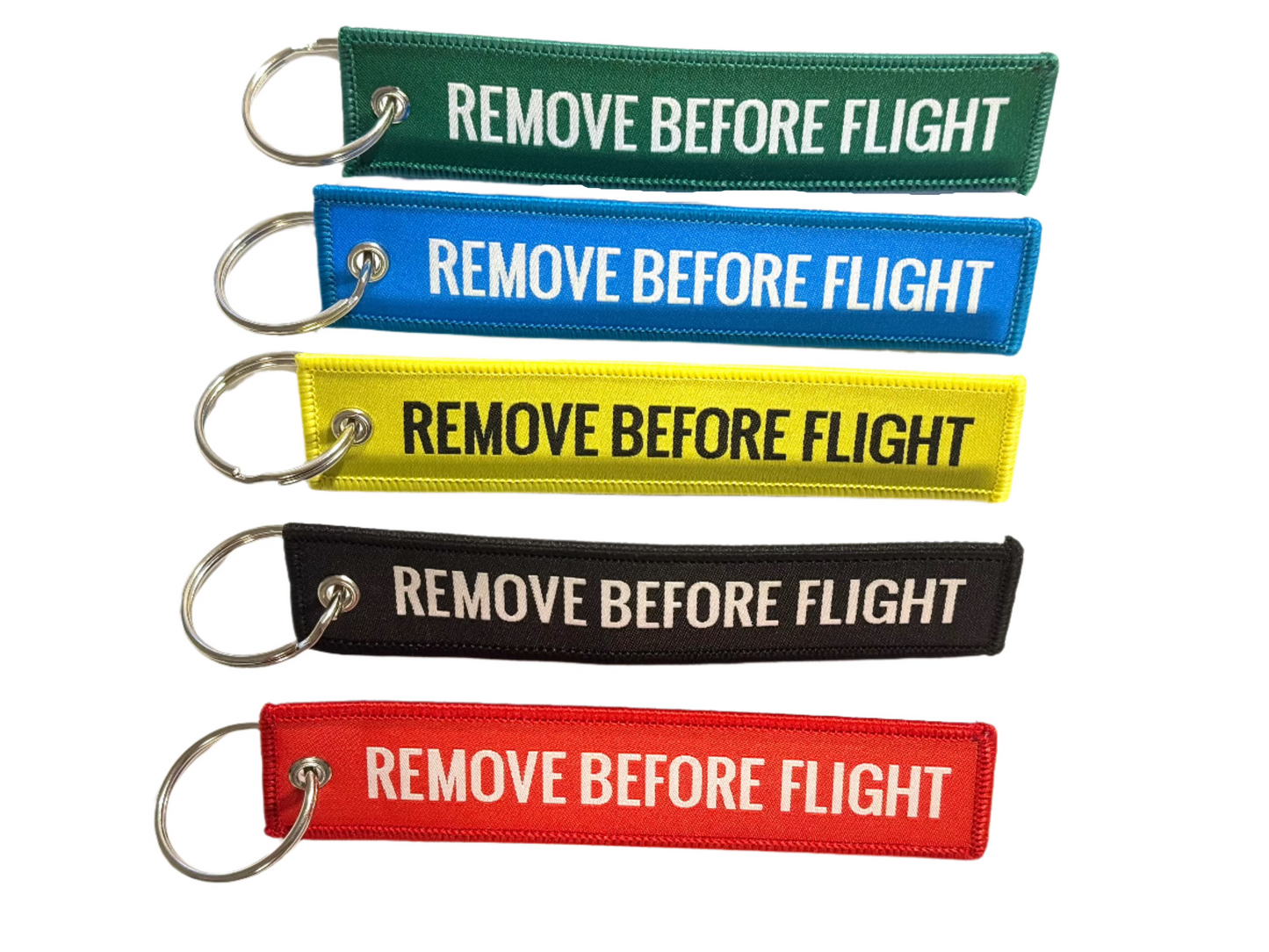 Remove Before Flight Keychain